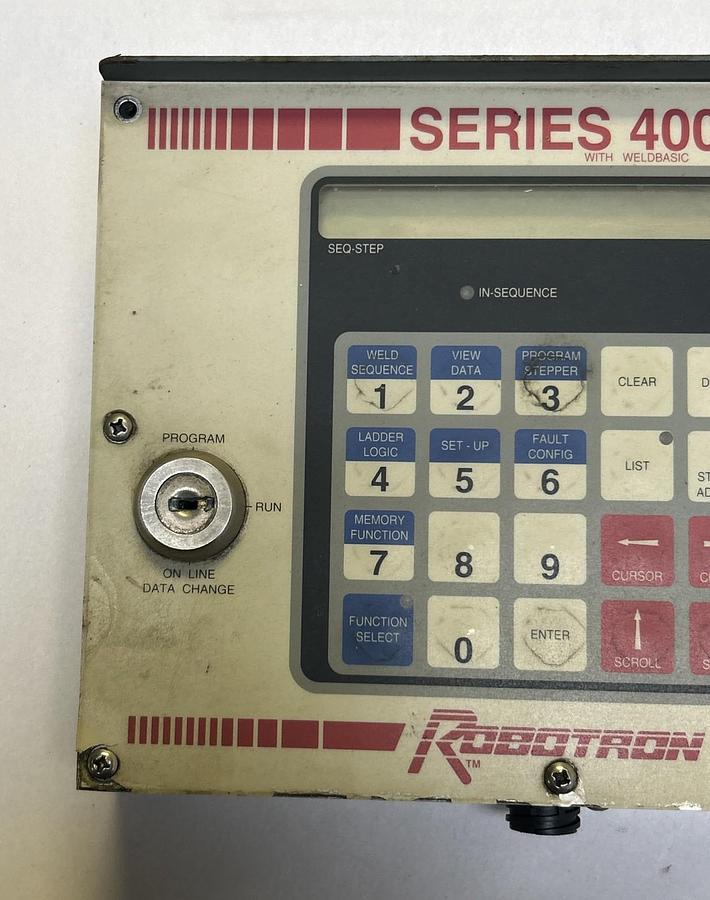 Used ROBOTRON,SERIES 400,WELD BASIC CONTROL PANEL