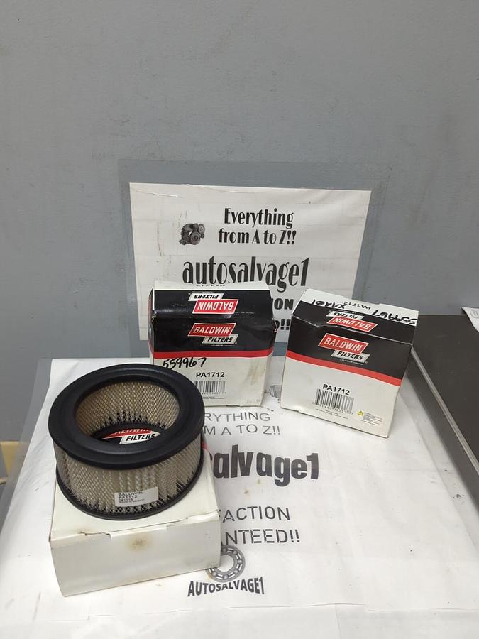 BALDWIN,PA1712,AIR FILTER LOT OF 3