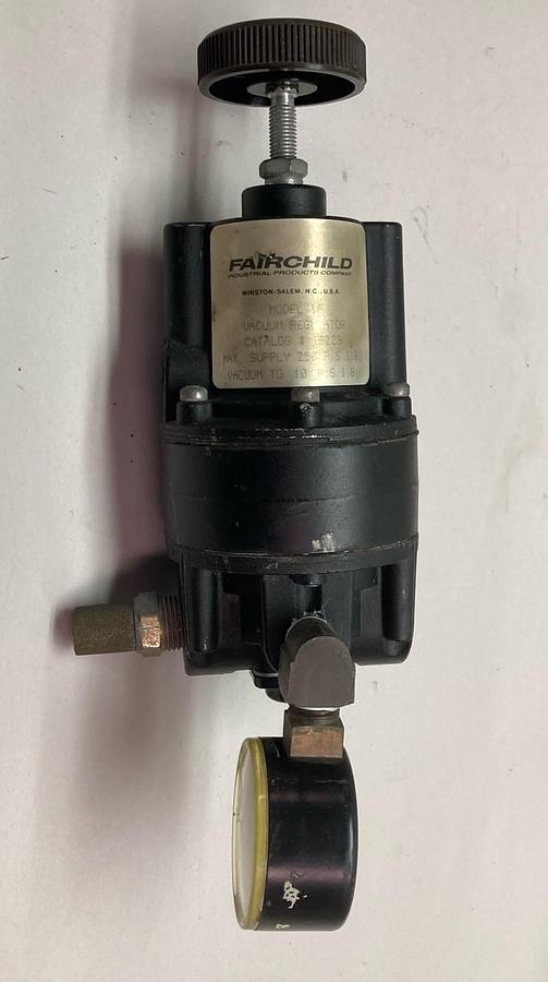 Used Fairchild,Model 16,Vacuum Regulator 250PSIG Max Supply