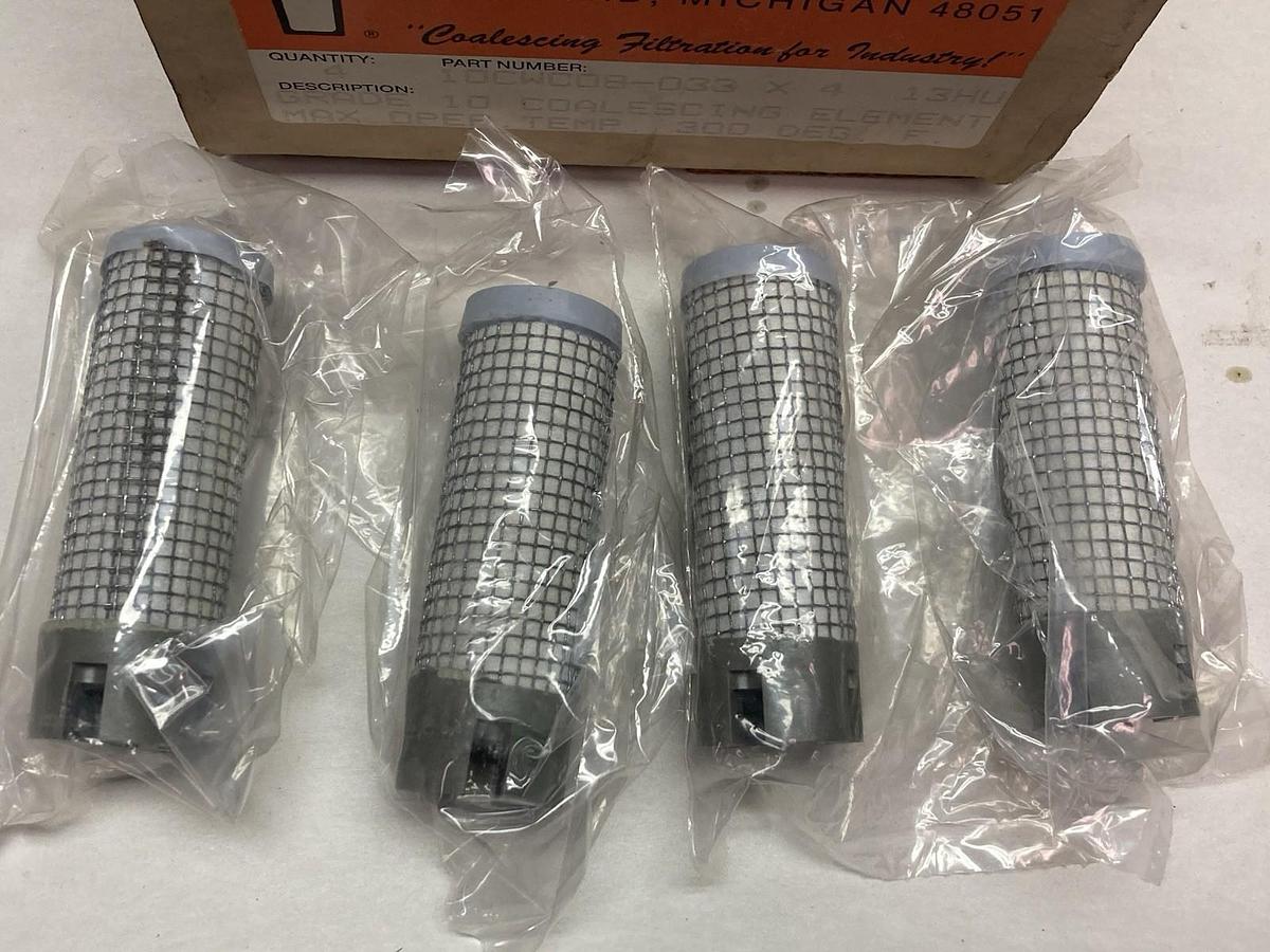 Finite Filter Co,10CW08-033,Grade 10 Coalescing Elements BOX OF 4