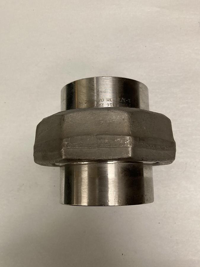 ASP USA,A182 F316L/316 E9U,1-1/2 INCH 3M SP83 Union Socket Weld Coupling