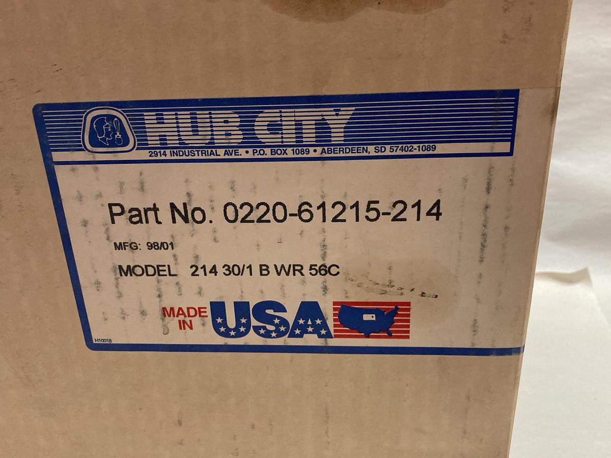 Hub City,0220-61215-214,Gear Reducer Model 214 30/1 B WR 56C
