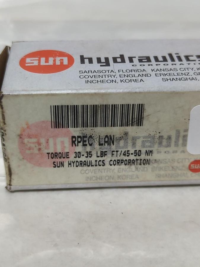 SUN HYDRAULICS,RPEC-LAN,RELIEF VALVE NOS