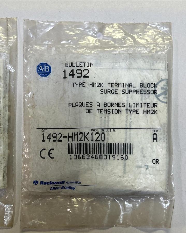 ALLEN BRADLEY,1492-HM2K120,SURGE SUPPRESSOR LOT OF 2 NOS