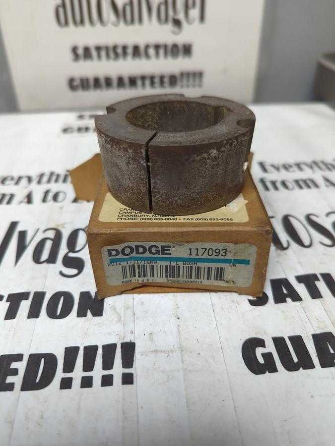 DODGE,117093 2012X1-11/16 KW,TAPER-LOCK BUSHING NOS