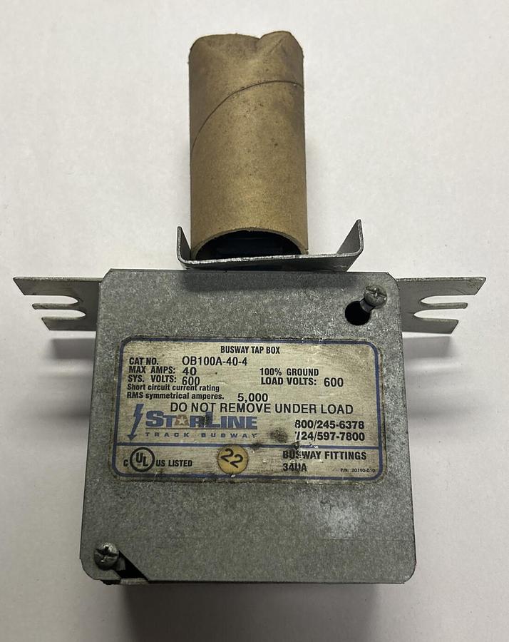 STARLINE,OB100A-40-4,BUSWAY TAP BOX NOS