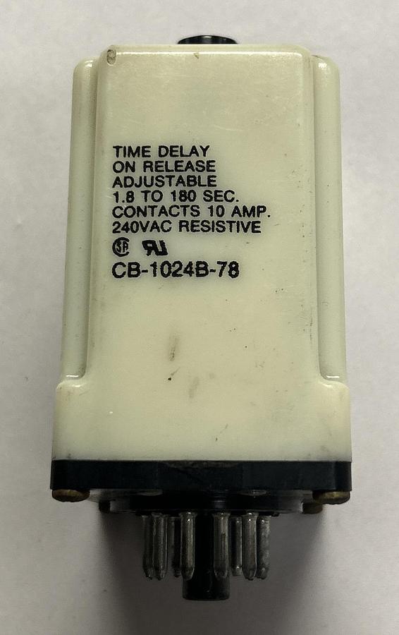 Used POTTER & BRUMFIELD,CB-1024B-78,TIME DELAY RELAY