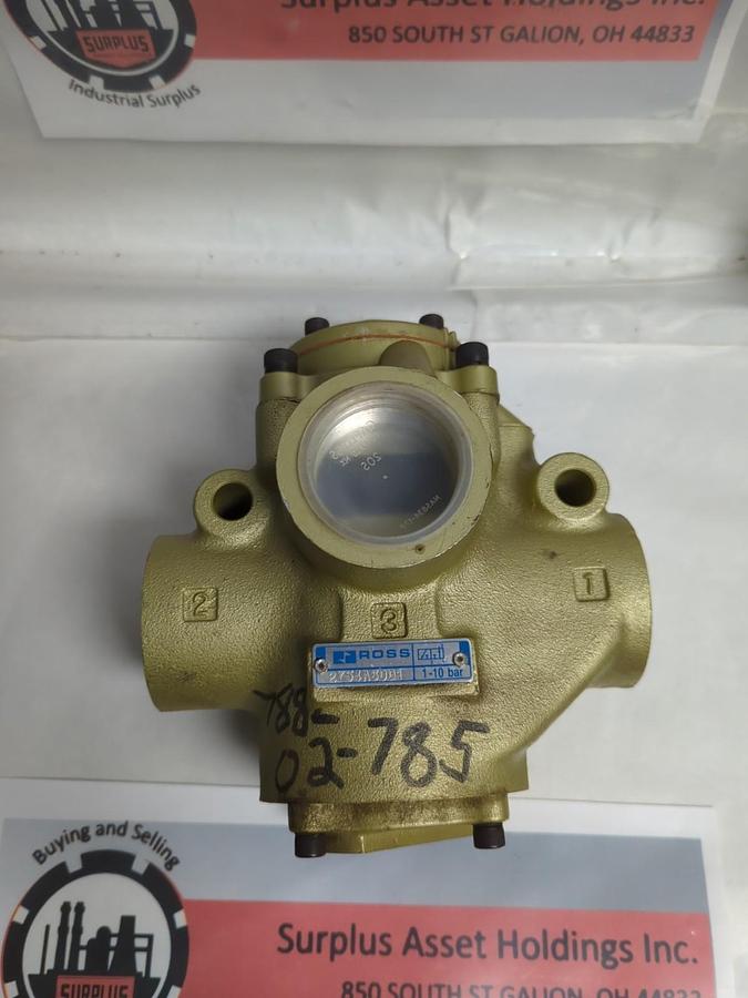 Used ROSS CONTROLS,2754A6001,PNEUMATIC DIRECTIONAL CONTROL VALVE 3-WAY PRE-OWNED