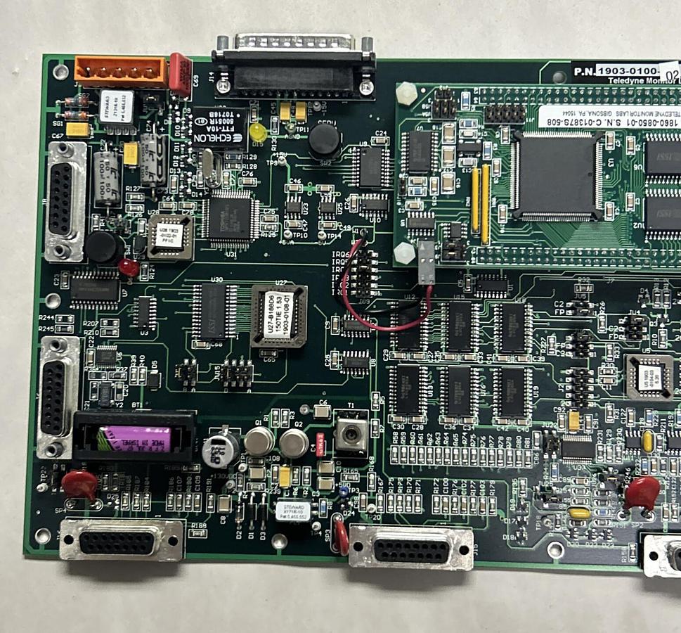Used TELEDYNE,1903-0100-02,TIE MOTHERBOARD PC BOARD