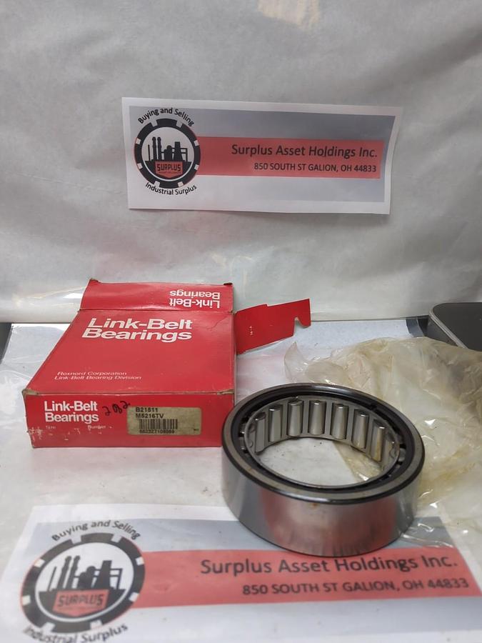 LINK-BELT,M5216TV,CYLINDRICAL ROLLER BEARING B21511 NOS