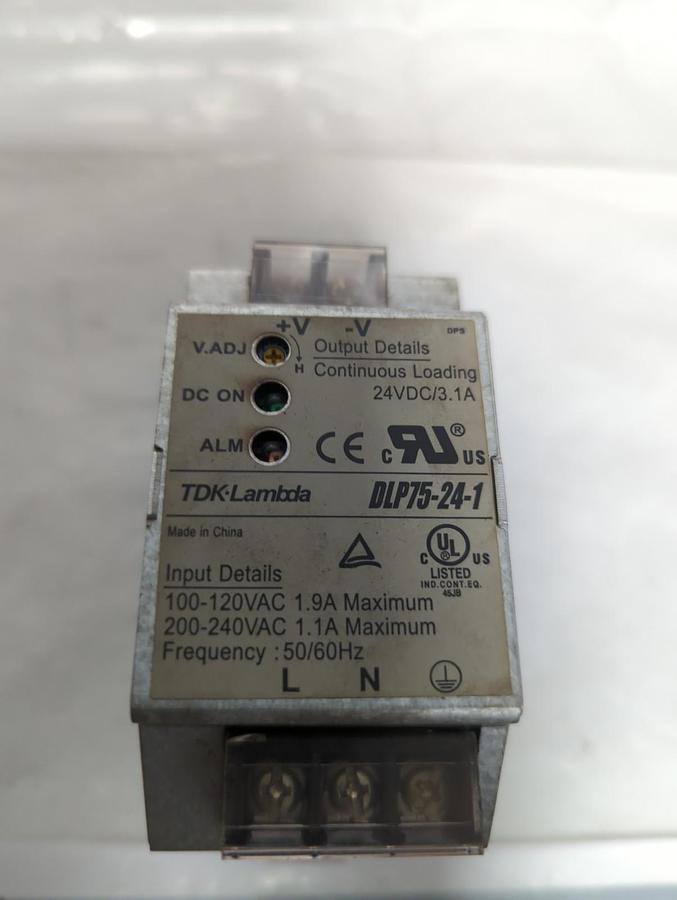 Used TDK-LAMBDA,DLP75-24-1,POWER SUPPLY PRE-OWNED