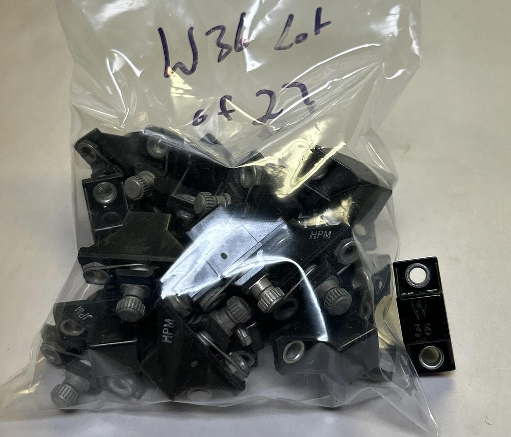 Used ALLEN BRADLEY,W36,THERMAL OVERLOAD HEATER ELEMENT LOT OF 27