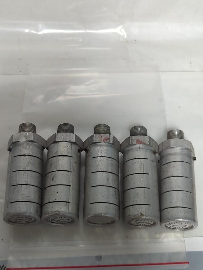 Used JAYCO,AS5311-3M,PNEUMATIC MUFFLER 3/8 INCH NPT LOT OF 5 PRE-OWNED