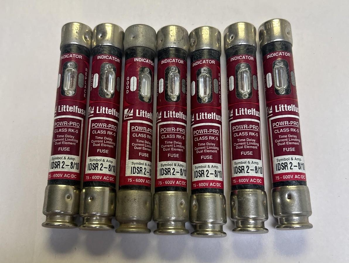 LITTELFUSE,IDSR2-8/10,FUSE 2.8A 600V LOT OF 7 NOS