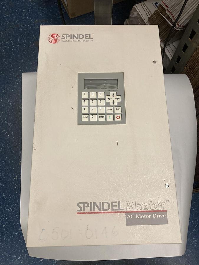 Used Spindel Master,50192-0 4V026A-M,3-Phase ADJ Frequency AC Drive 26A 460V 20.0HP