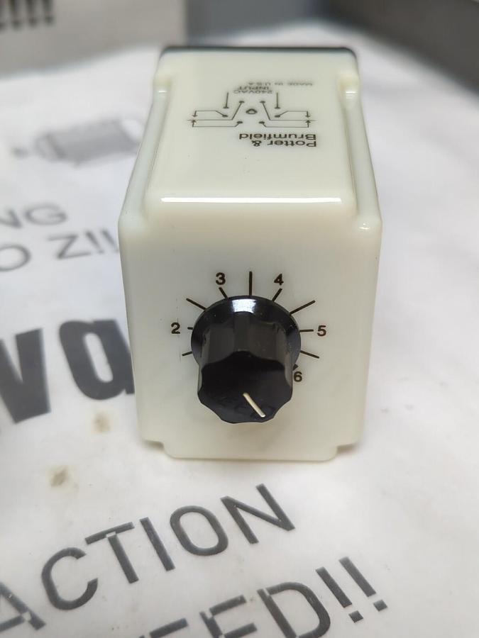 POTTER & BRUMFIELD,CHB-38-80001,TIME RELAY 10 AMP 1-10 SECOND