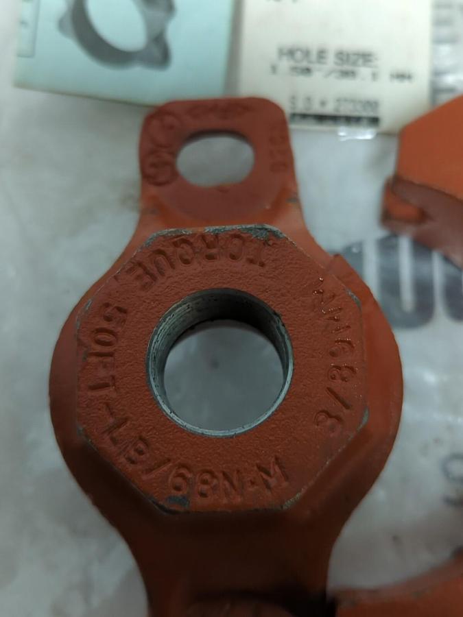 VICTAULIC,STYLE 920N-T,3X3/4 MECHANICAL-T OUTLET HOLE SIZE 1-1/2 IN/38.1MM NOS