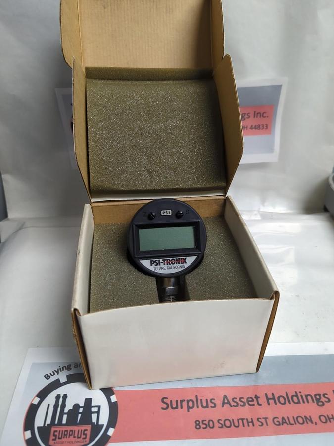 Used PSI-TRONIX,PG5000-200,DIGITAL PRESSURE GAGE NOS