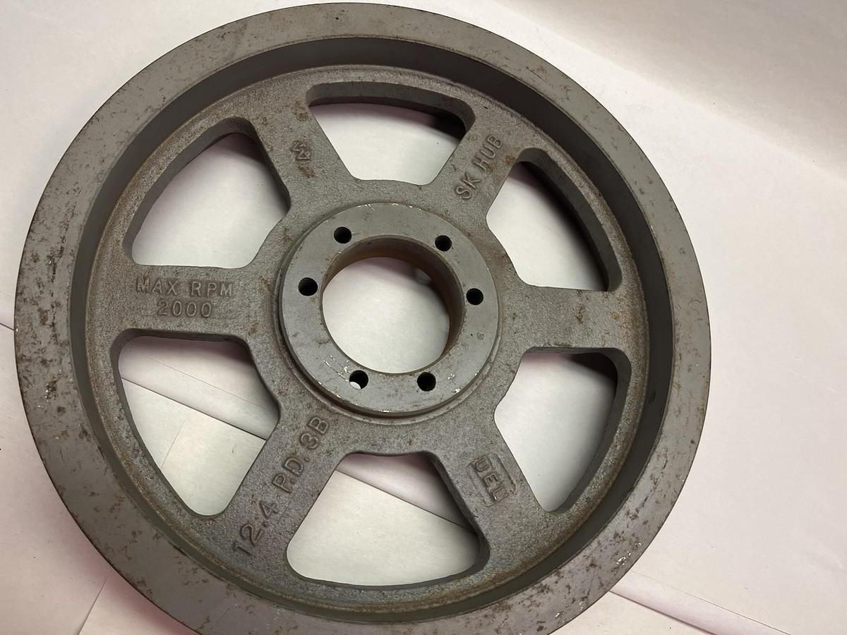 TB WOODS,12.4-P.D.-3B,SHEAVE 12-11/16" OD 2-7/8" BORE 3 GROOVE