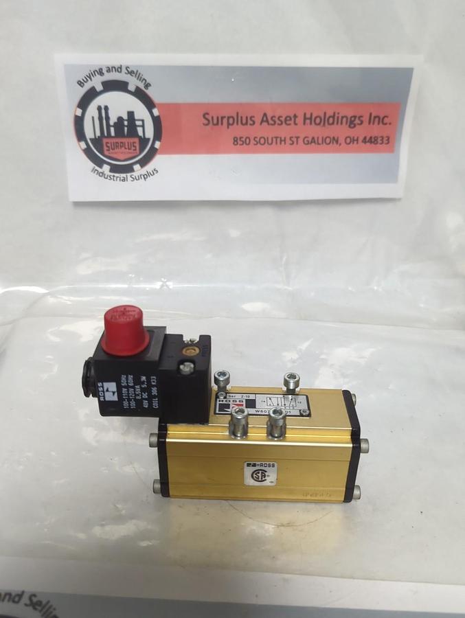 Used ROSS,W6076B2401,SOLENOID VALVE 2-10 BAR PRE-OWNED