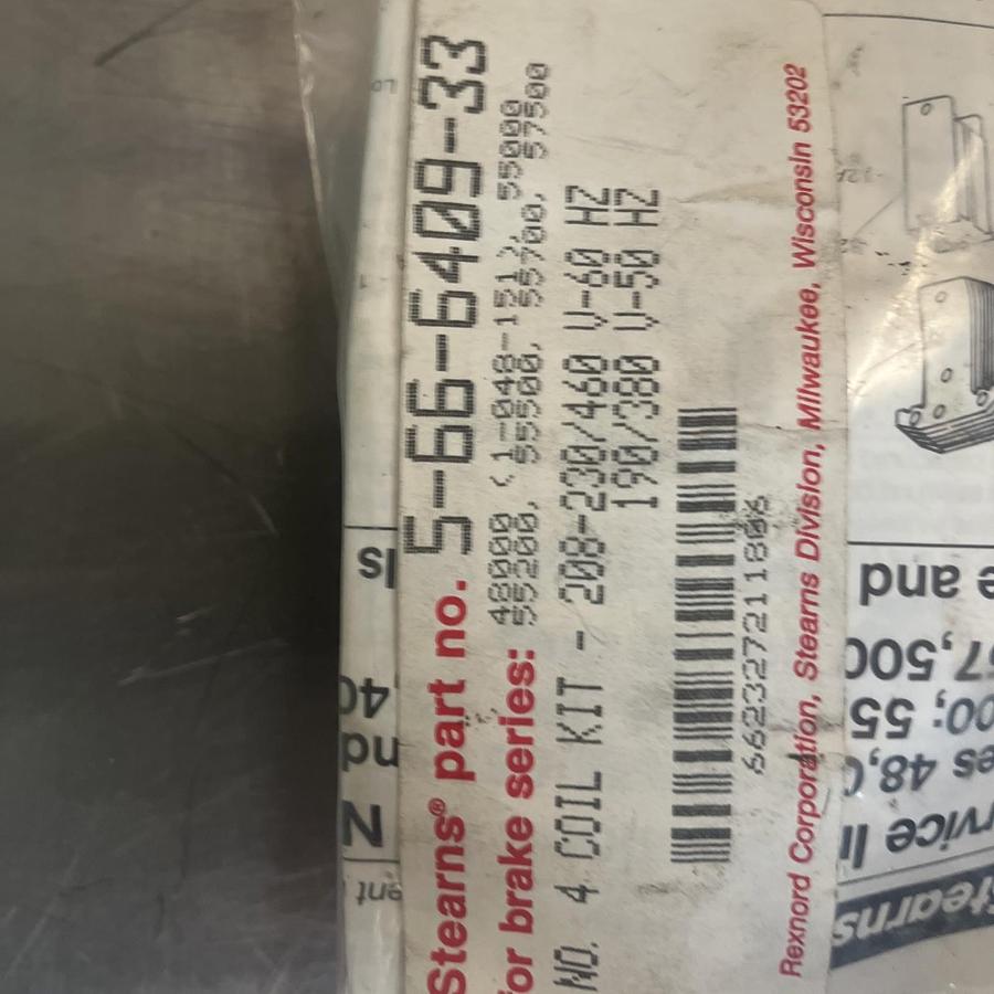STEARNS,5-66-6409-33,#4 COIL KIT 208-230/460V 60HZ