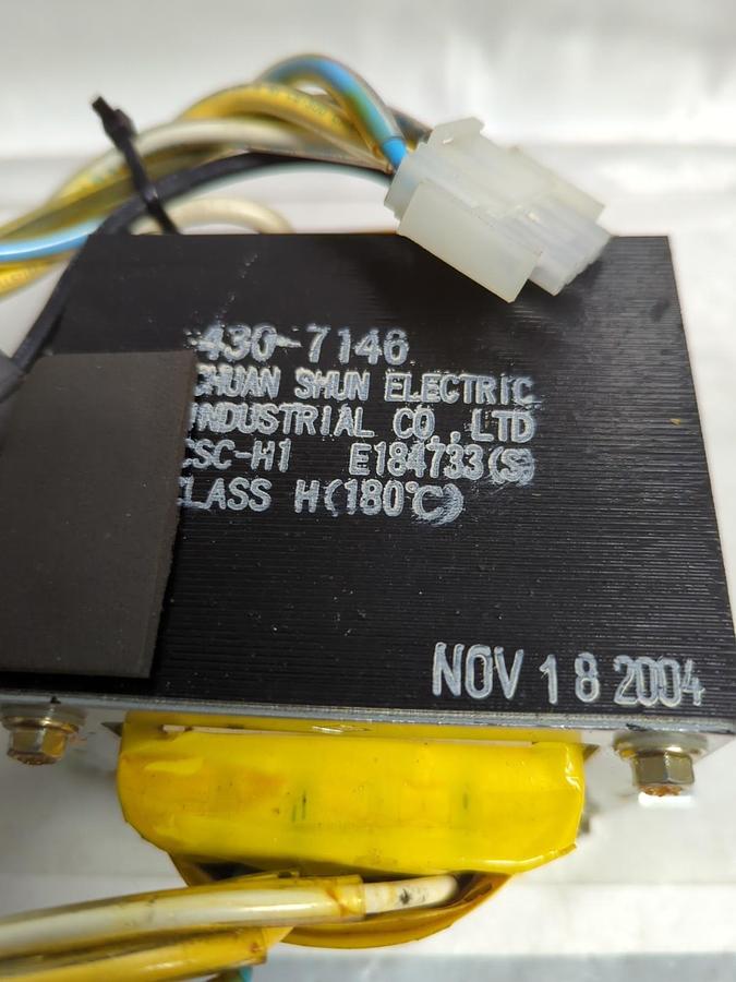 Used CHUAN SHUN ELECTRIC,430-7146,CLASS H TRANSFORMER PRE-OWNED