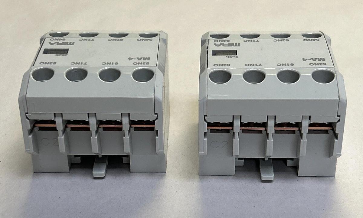 MRA,MA-4,AUXILIARY CONTACT LOT OF 2 NOS