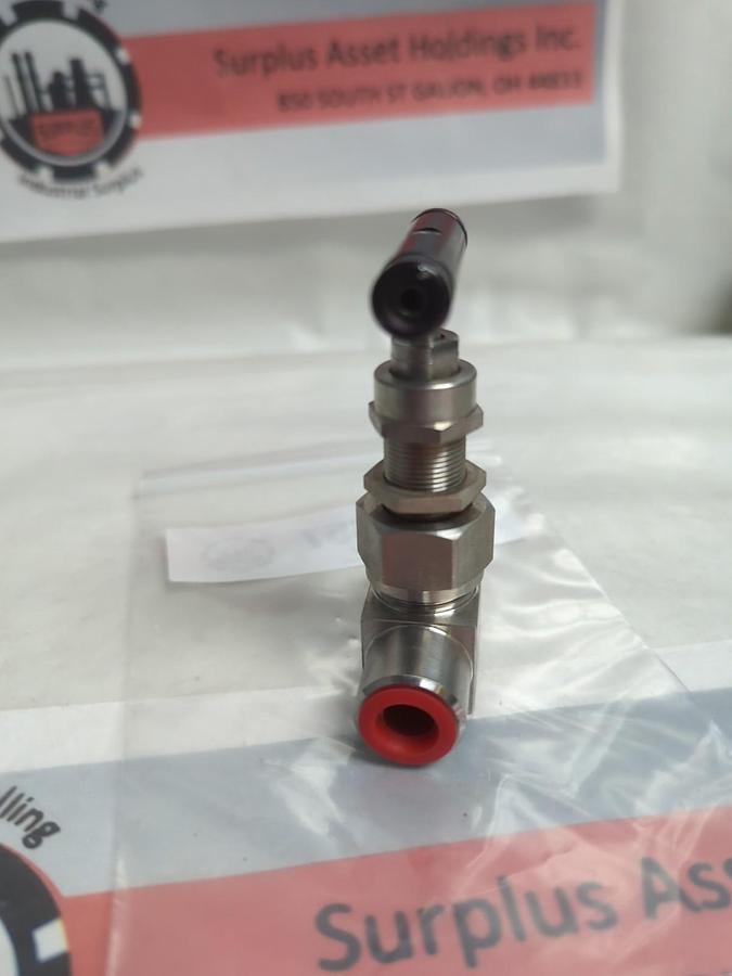 SWAGELOK,SS-390285001,UNION BONNET NEEDLE VALVE 6000 PSIG 100F NOS