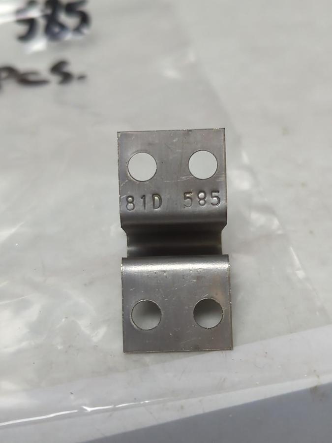 Used GENERAL ELECTRIC,81D 585,OVERLOAD HEATER ELEMENT LOT OF 2 PRE-OWNED