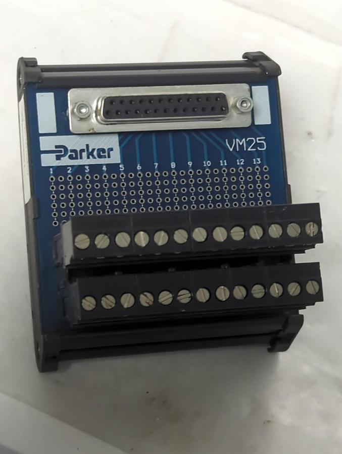 Used PARKER,VM25,COMPUMOTOR BREAKOUT MODULE PRE-OWNED