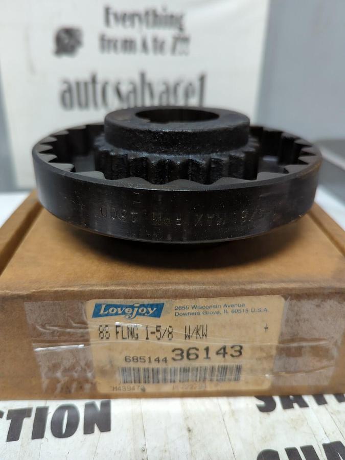 LOVEJOY,36143,8S FLNG 1-5/8 WKW COUPLING FLANGE NOS