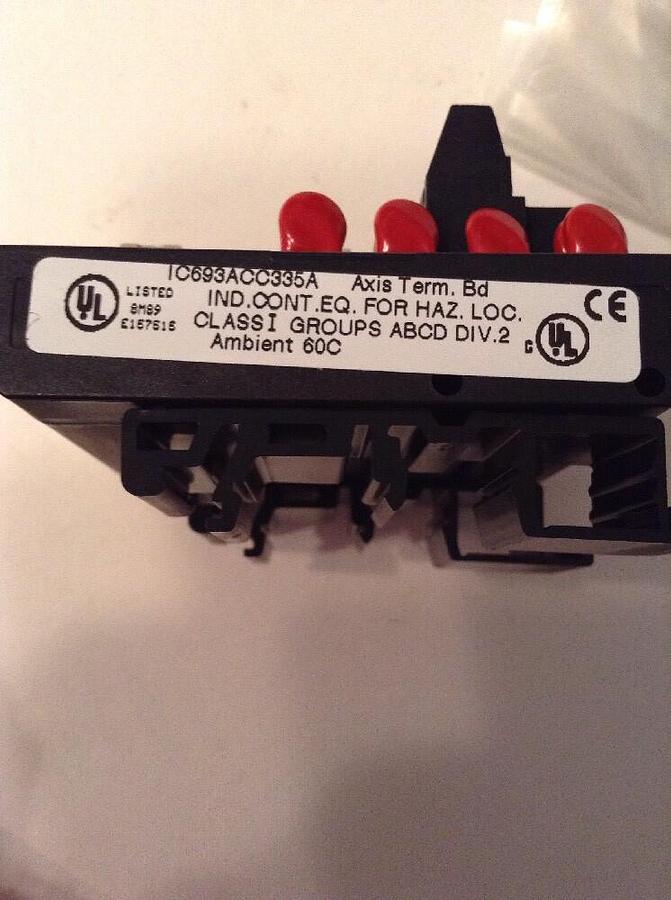 GE Fanuc,IC693ACC335A,Axis Terminal Board  Series 90-30
