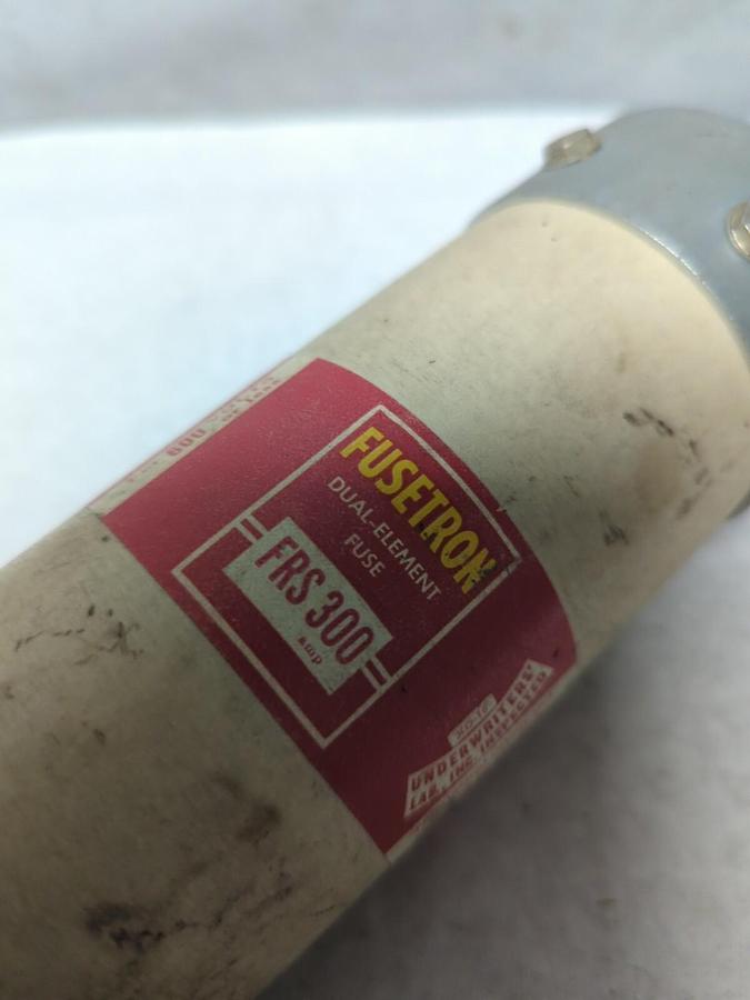 Used COOPER BUSSMANN,FRS-300,FUSETRON 300 AMP FUSE PRE-OWNED