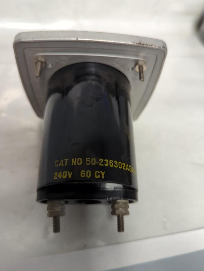 Used GENERAL ELECTRIC,50-236302AB4A2,HOUR METER 240V 60CY PRE-OWNED