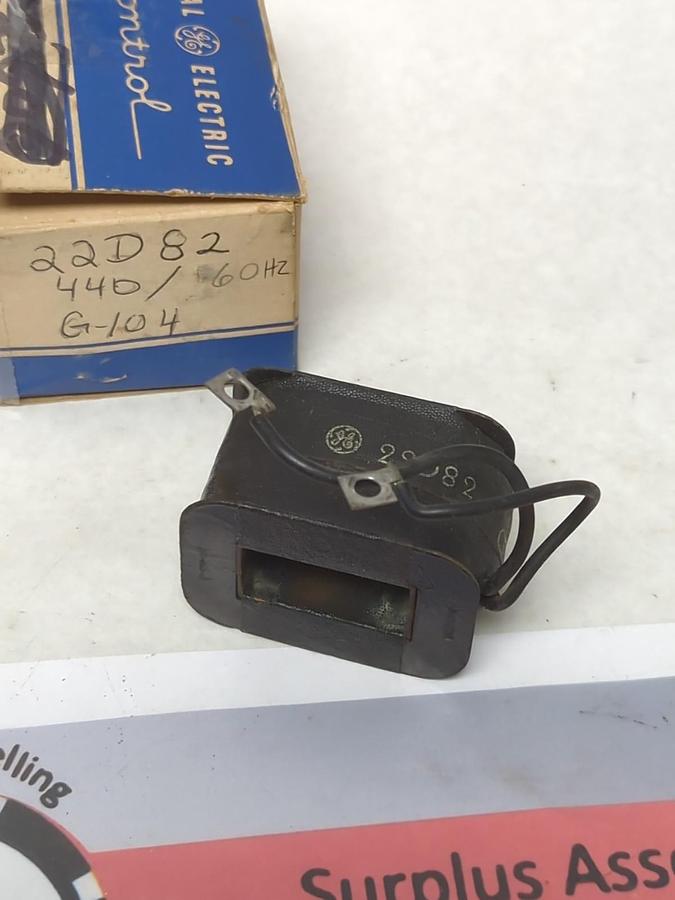 Used GENERAL ELECTRIC,22D82-G-104,COIL 440V 60HZ/ PRE-OWNED