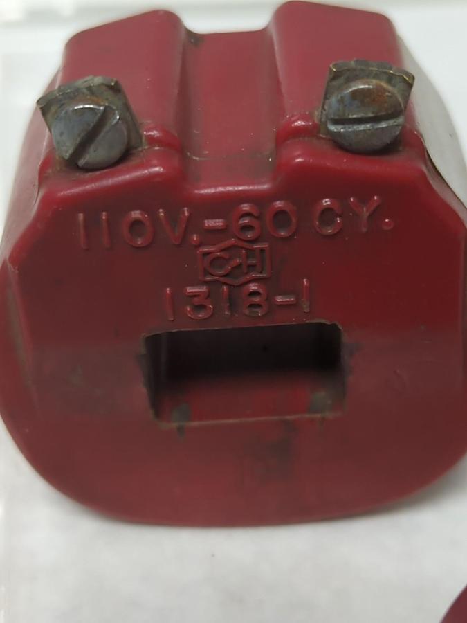 Used CUTLER HAMMER,1318-1,COIL 110V 60HZ/CY LOT OF 3 PRE-OWNED