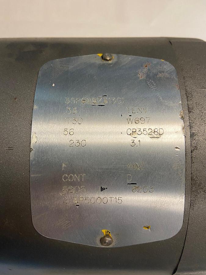 Used Baldor,35P629Z313G1,Motor .33HP 230V 1750RPM Frame 56