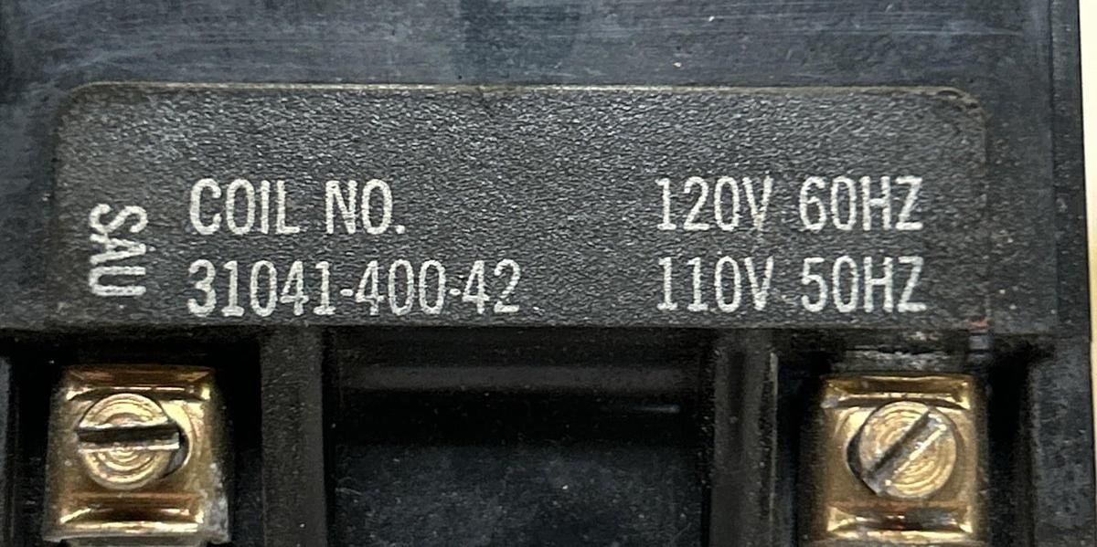 Used SQUARE D,31041-400-42,COIL 110/120V