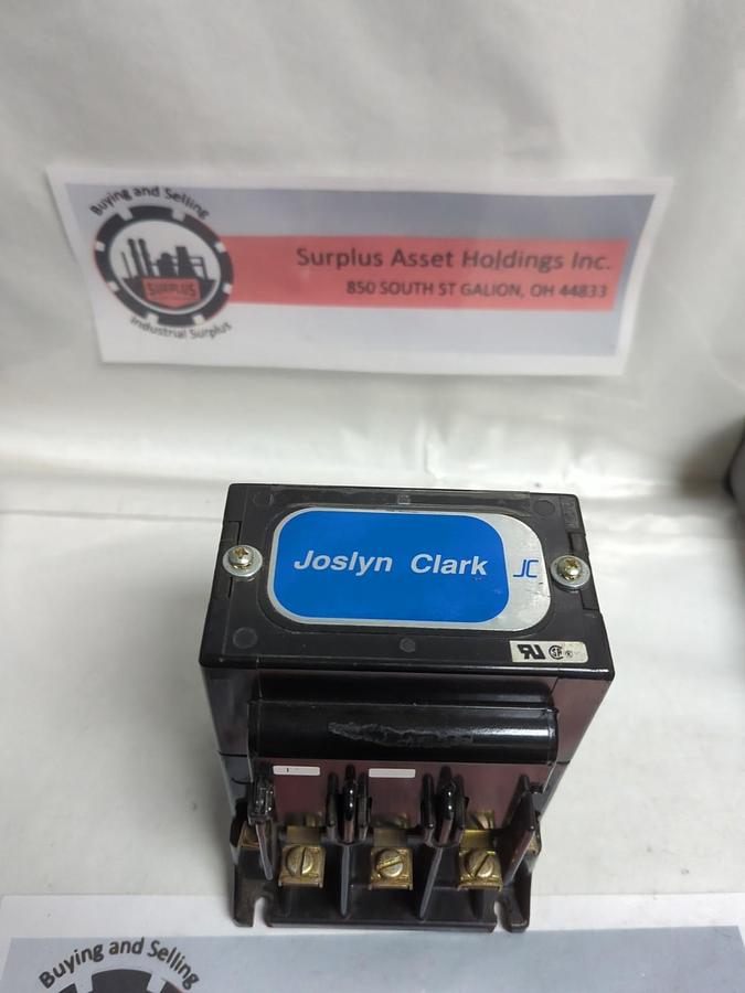 Used JOSLYN CLARK,5DP1-21100,DEFINITE PURPOSE CONTACTOR 30 AMP 500VDC PRE-OWNED