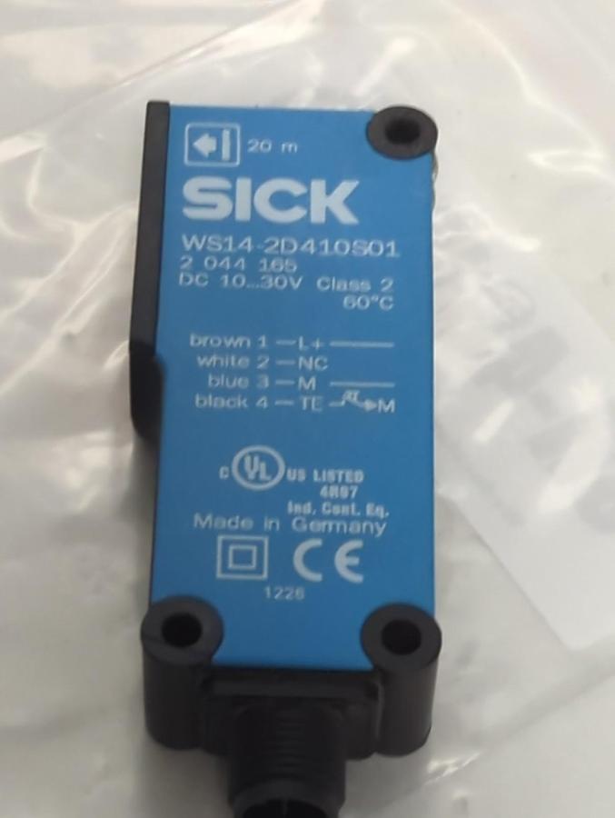 Used SICK,WS14-2D1410S01,PHOTOELECTRIC SENSOR LIGHT BARRIER PRE-OWNED