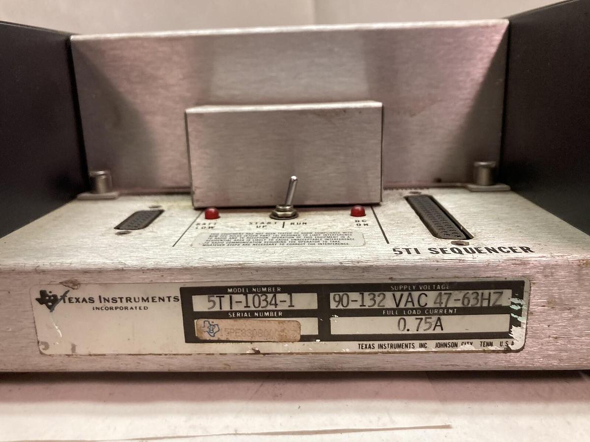 Used Texas Instruments,5TI-1034-1,PLC Siemens 90-132VAC 0.75A