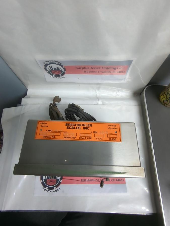 Used BRECHBUHLER,UMC600AAAC,PROGRAMMABLE DIGITAL WEIGHT INDICATOR 117VAC 50/60HZ 20W