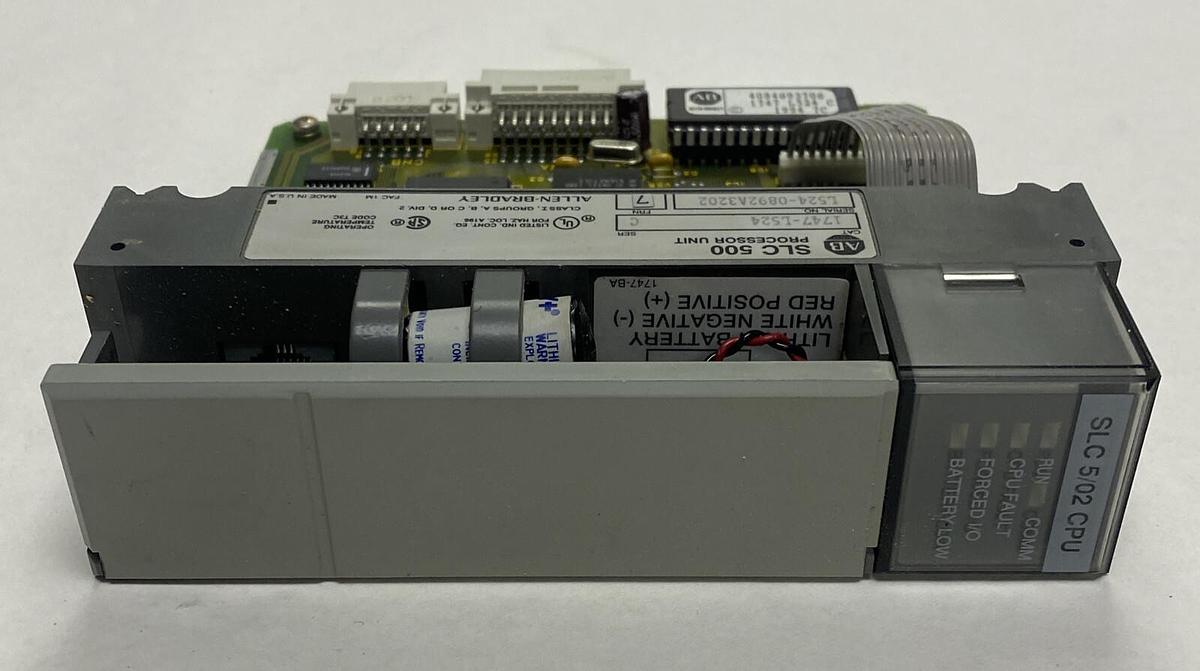 Used ALLEN BRADLEY,1747-L524,SER C FRN 7 PROCESSOR MODULE
