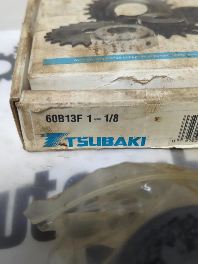 TSUBAKI,60B13F-1/8,SPROCKET NEW IN BOX