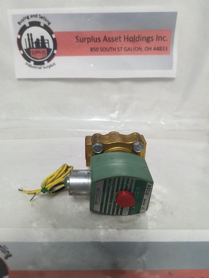 Used ASCO,8220G023,SOLENOID VALVE 3/4 INCH PRE-OWNED