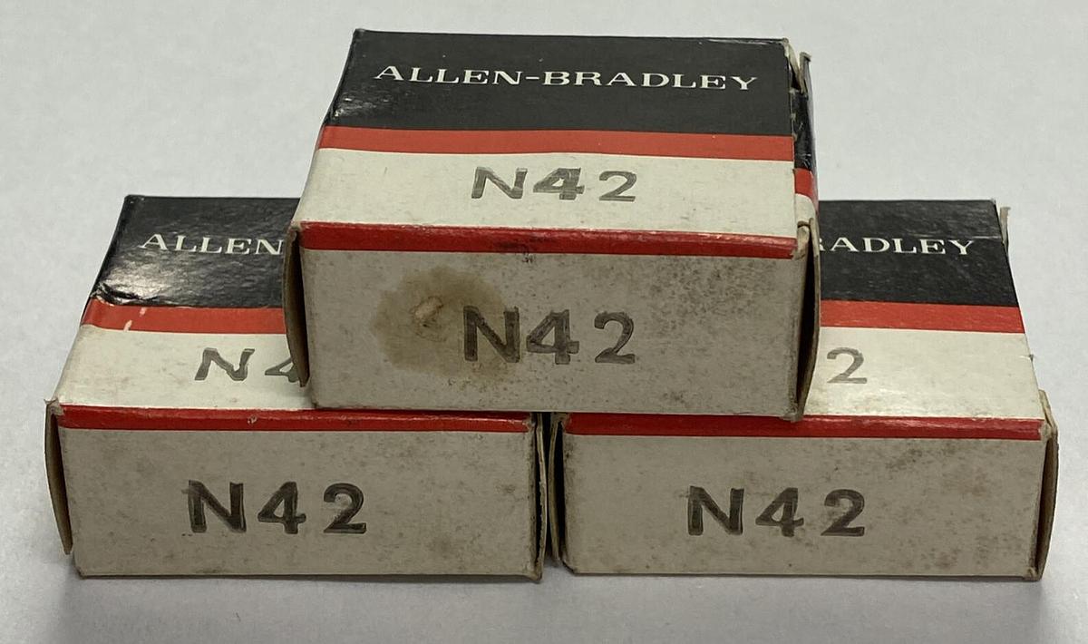 ALLEN BRADLEY,N42,OVERLOAD RELAY HEATER ELEMENT LOT OF 3 NOS