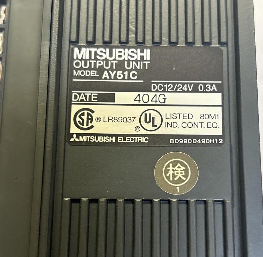 Used MITSUBISHI,AY51C,OUTPUT UNIT