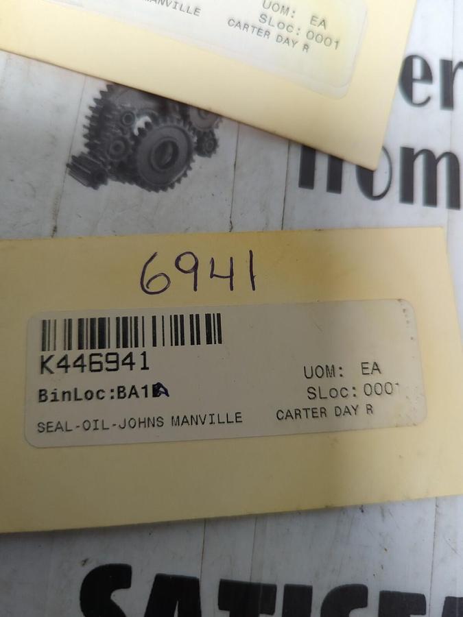 JOHNS MANVILLE,6941,OIL SEALS MISSING BOXES NOS