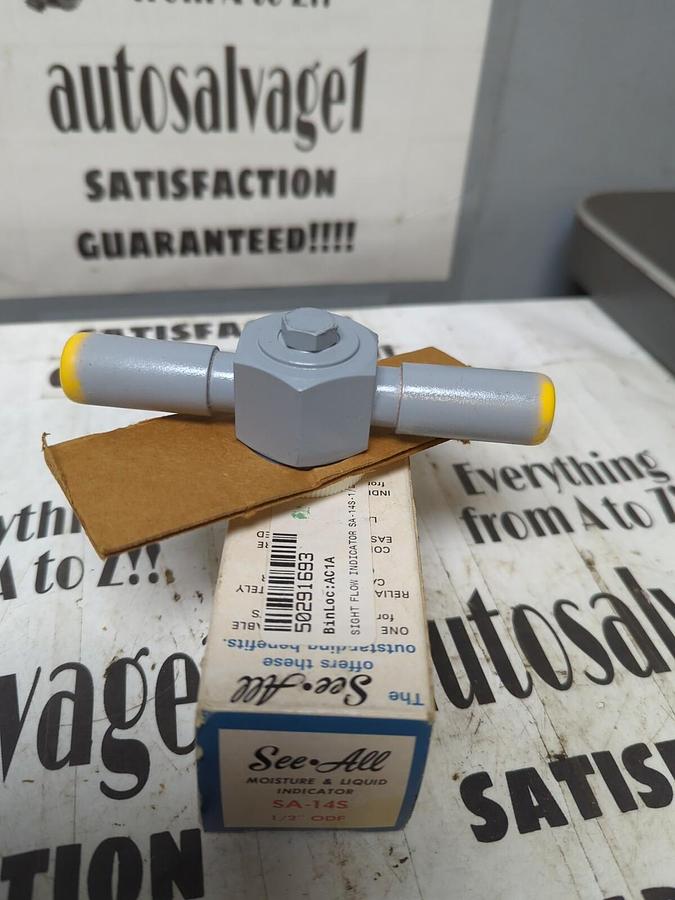 SPORLAN,SA-14S,MOISTURE & LIQUID INDICATOR 1/2 INCH ODF NOS