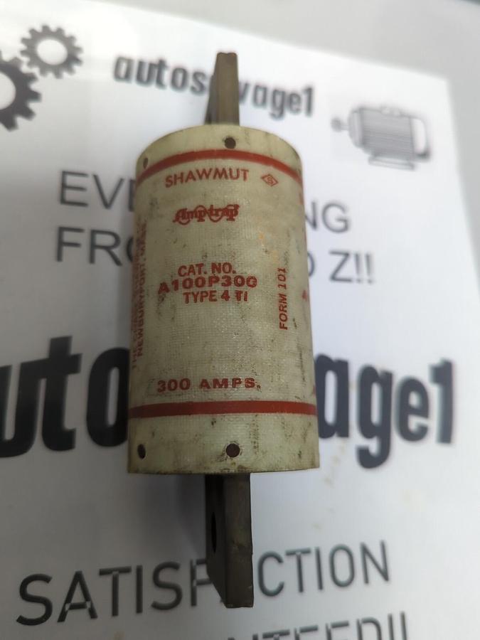 SHAWMUT,A100P300,TYPE 4 FUSE 300 AMP NOS